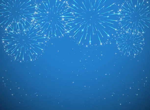 Vector illustration of Shiny firework