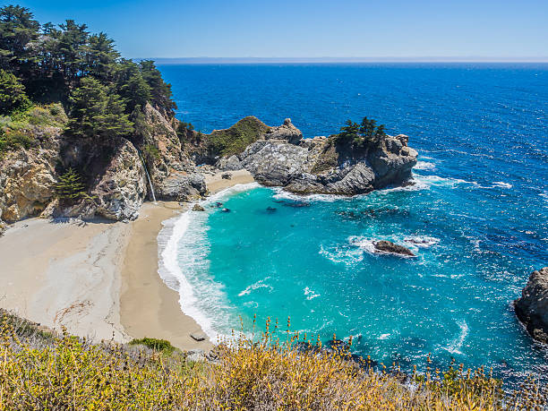 istock mcWay Falls, Big Sur on Highway1 in USA 507902611