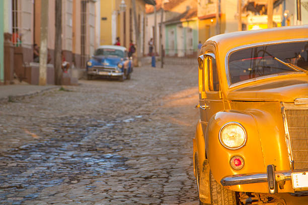 istock Vintage car in sunlight 507906822