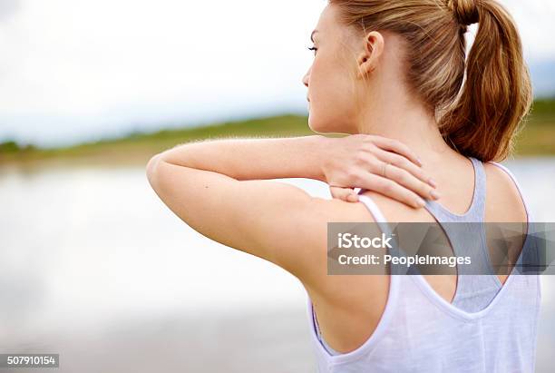 This Is So Painful Stock Photo - Download Image Now - Pain, Shoulder, Joint - Body Part