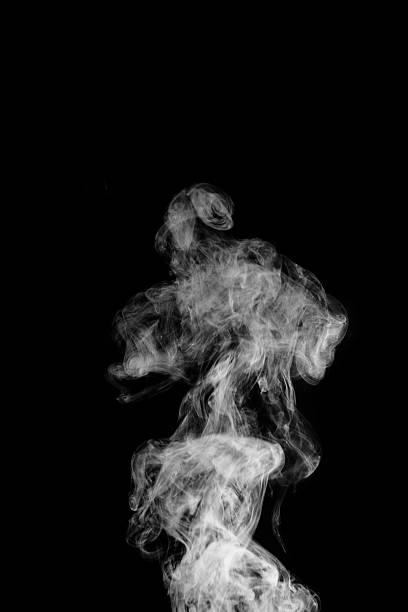 istock Movement of smoke on black background 507913670