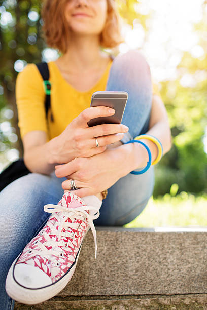 istock Girl texting on smartphone 507913730