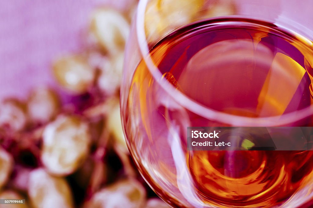 Grape and Wine Alcohol Abuse Stock Photo