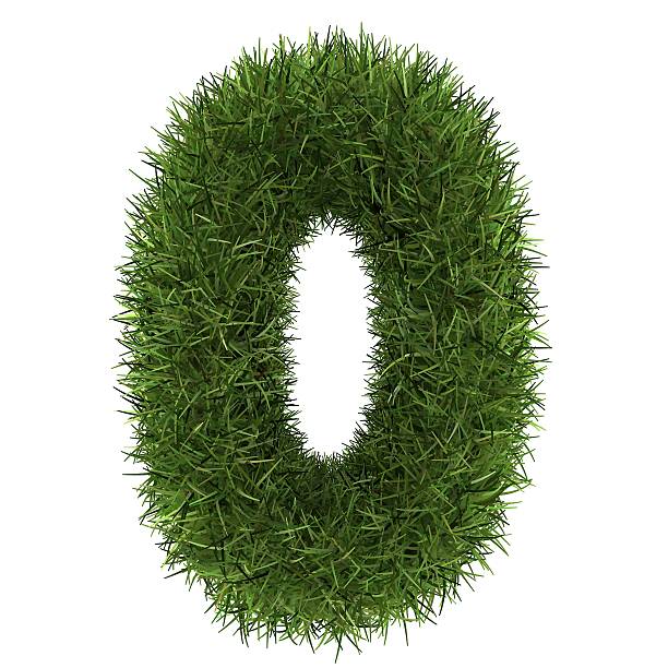 istock numbers of green grass concept. isolated on white. 507920195