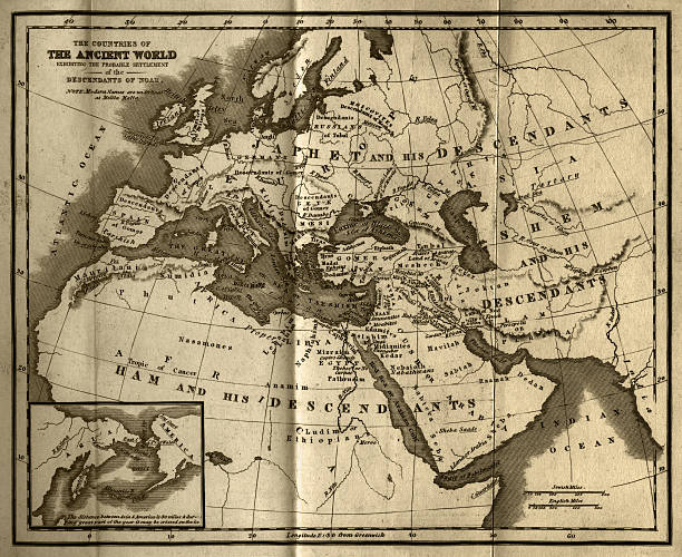 istock Probable Settlement of the Descendants of Noah (steel engraving) 507920233