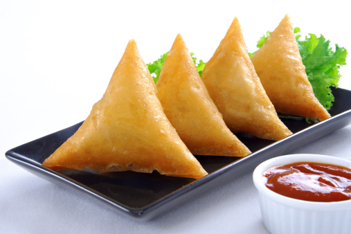 Delicious and yummy vege Samosa