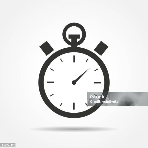 Stopwatch Icon Stock Illustration - Download Image Now - Stopwatch, Icon Symbol, Timer