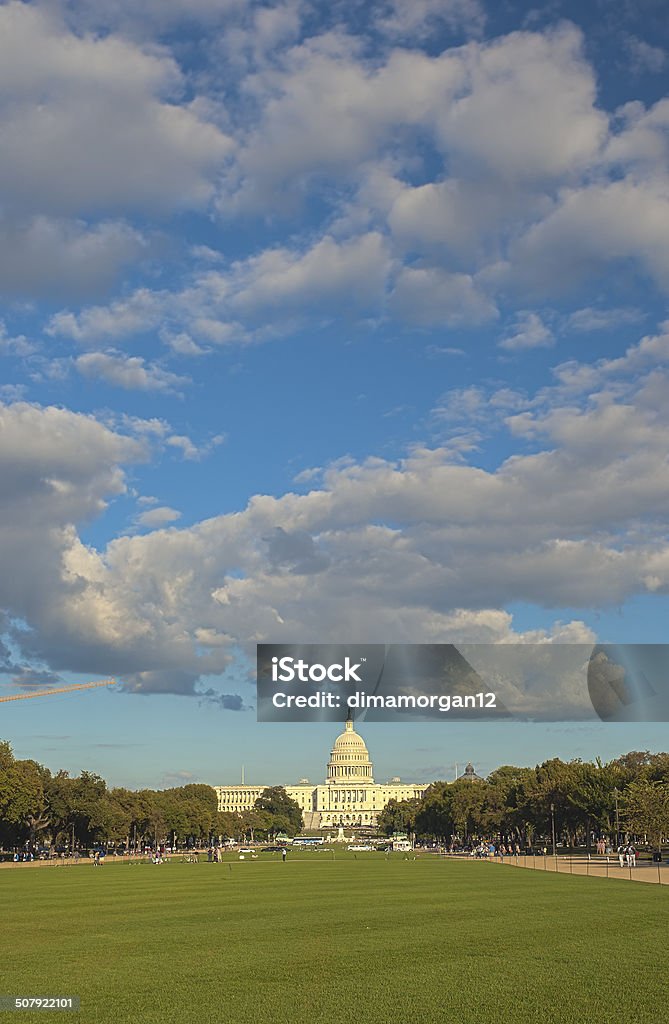 Capitol Hill In Front of Capitol Building Capitol Hill In Front of Capitol Building. HDR Image. Vertical Composition Capitol Building - Washington DC Stock Photo
