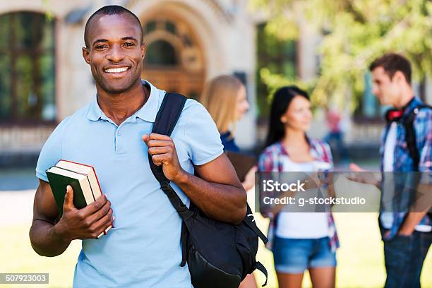 Enjoying University Life Stock Photo - Download Image Now - University Student, Outdoors, Student