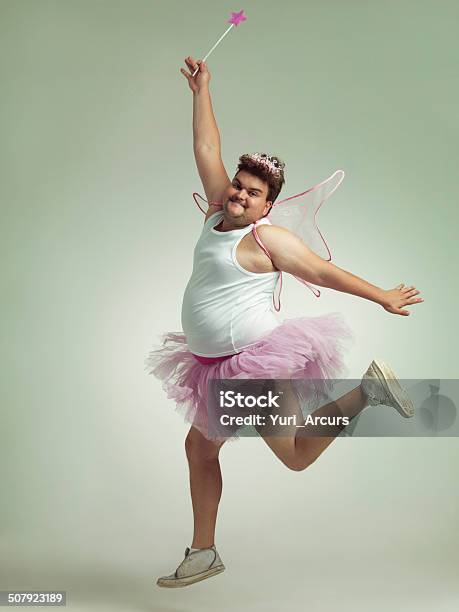 Twinkle Toes Stock Photo - Download Image Now - Fairy, Men, Humor