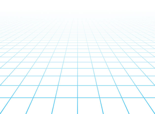 Perspective grid background Vector illustration with transparent effect. Eps10. diminishing perspective stock illustrations