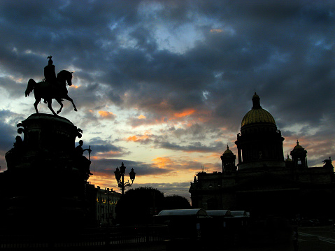 Saint Petersburg. Russia. Sunset