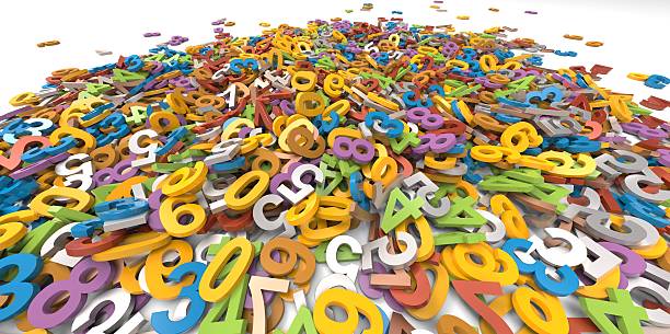 istock 3D multi colour pile of alphabet letters on white background 507955991
