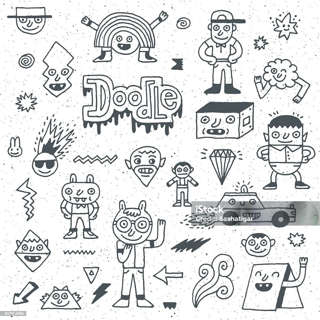 Various Abstract Funny Characters Wacky Doodle Set 1 Stock Illustration - Download Image Now - iStock Various Abstract Funny Characters Wacky Doodle Set 1 Stock Illustration - Download Image Now - iStock