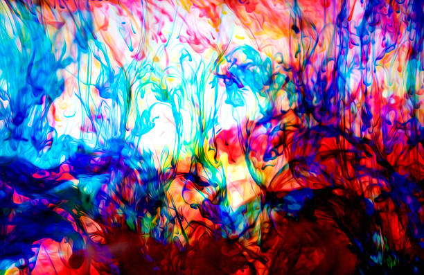 istock Inks in water, color abstraction 507956940