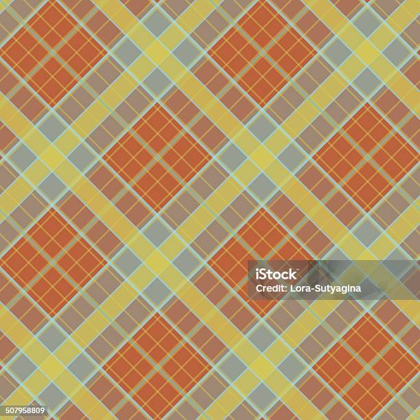 Ilustración de Plaid Tela De Gran Colorido Fondo De Vector De Cuadros Abstract Seamless Pattern y más Vectores Libres de Derechos de A cuadros