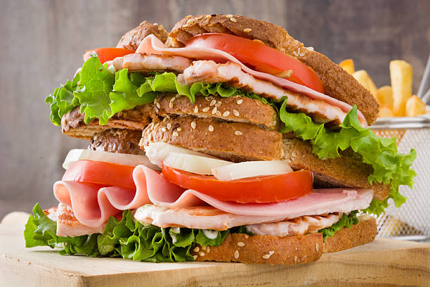 istock Chicken and vegetable sandwich 507959590