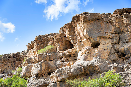 Image of landscape near Nizwa in Oman, Middle East