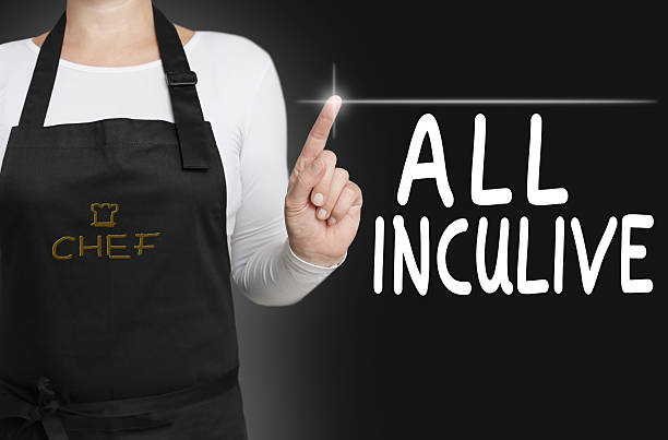 istock all inclusive touchscreen is operated by chef concept 507963490