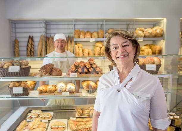 istock Woman working at the bakery 507964506