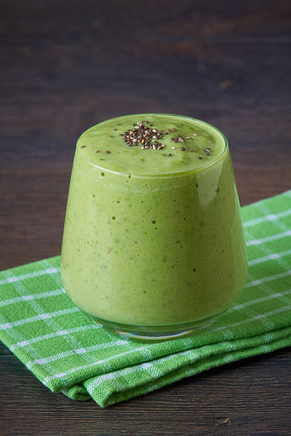 Green smoothie stock photo