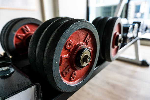 istock Dumbbells weight Training Equipment 507969566