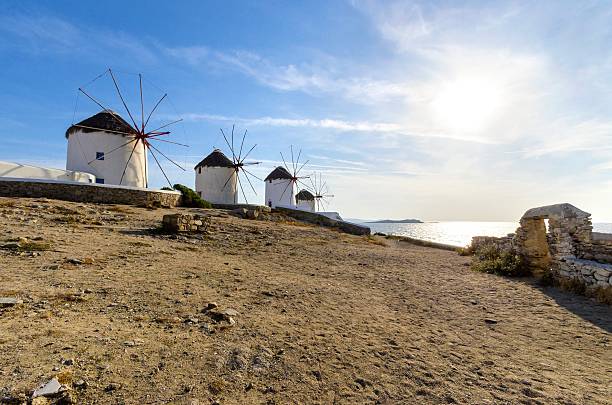 istock Mykonos windmills, Chora, Greece 507970056