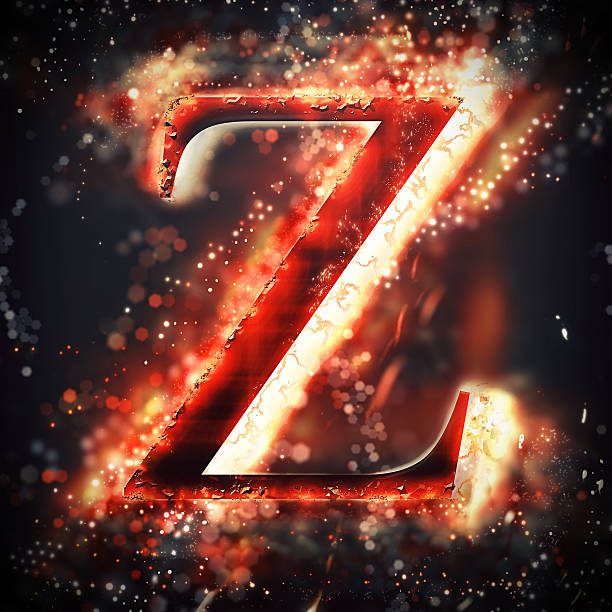 Red Light Letter Z Stock Photo - Download Image Now - Abstract, Alphabet,  Backgrounds - iStock