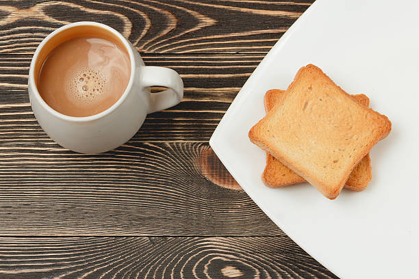 istock toasts on plate and cup of coffee 507972648