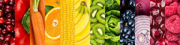 comida saludable - kiwi vegetable cross section fruit fotografías e imágenes de stock