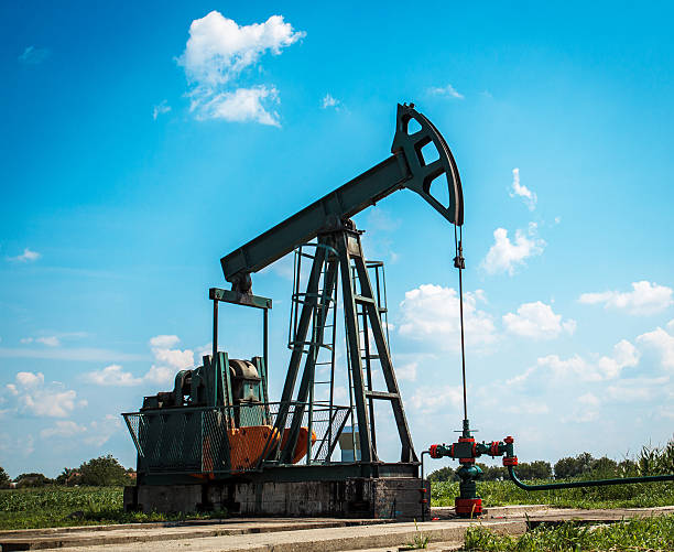 istock Oil industry well pumps 507982711