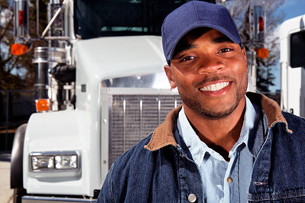 istock Truck Driver and Vehicle 507983997