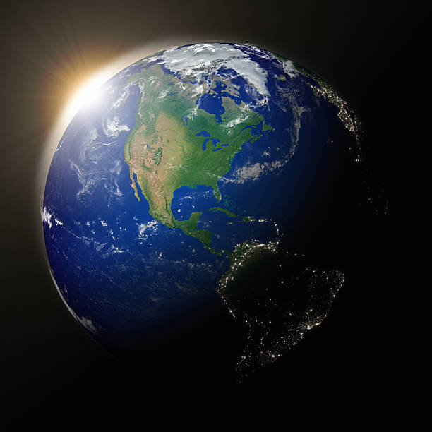 istock Sun over North America on planet Earth 507984173
