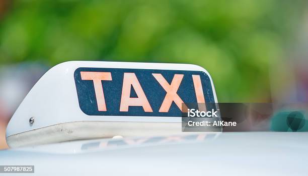 Taxi Sign Stock Photo - Download Image Now - Business, Business Travel, Car