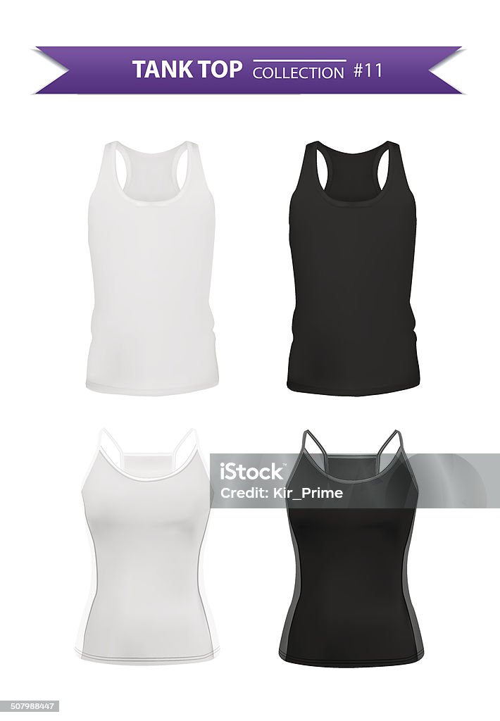 Tank top collection Tank top collection isolated on white background, vector eps10 illustration Tank Top stock vector