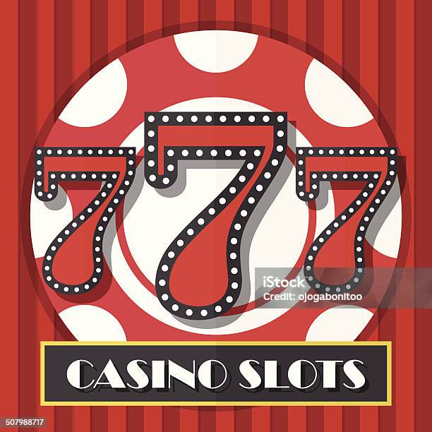 Lucky Seven Casino Slot Machine Background Icon Stock Illustration - Download Image Now - Backgrounds, Business, Cartoon