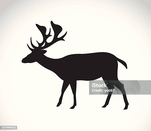 Image Vectorielle Dun Cerf Vecteurs libres de droits et plus d'images vectorielles de Adulte - Adulte, Animal vertébré, Biche