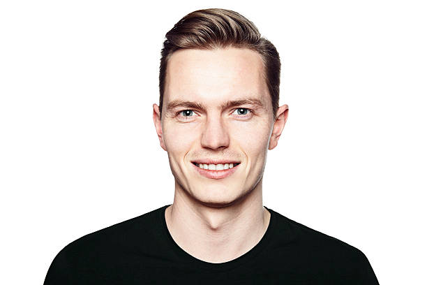 istock Portrait of young handsome man with gentle smile 507995148