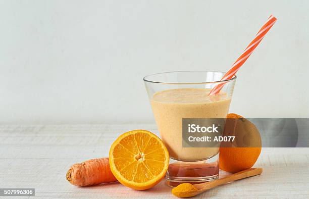Healthy Smoothie Stock Photo - Download Image Now - Carrot, Drink, Drinking Straw