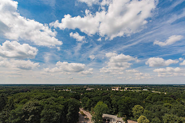 istock Large blue sky and flat land, Netherlands 508000328
