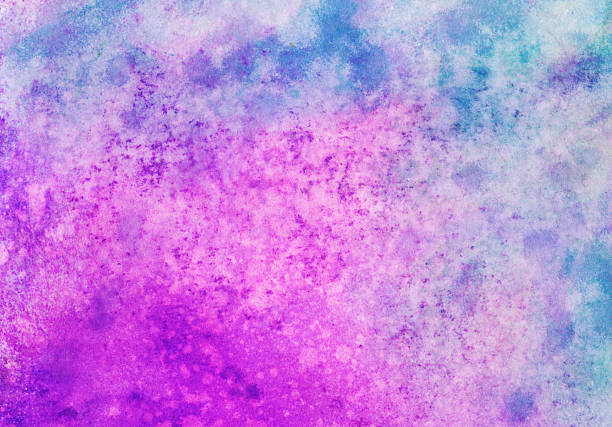 istock Hand painted background with texture of splatters and bright colors 508000400