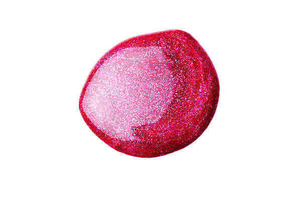istock Nail polish (enamel) drops sample, isolated on white 508001010