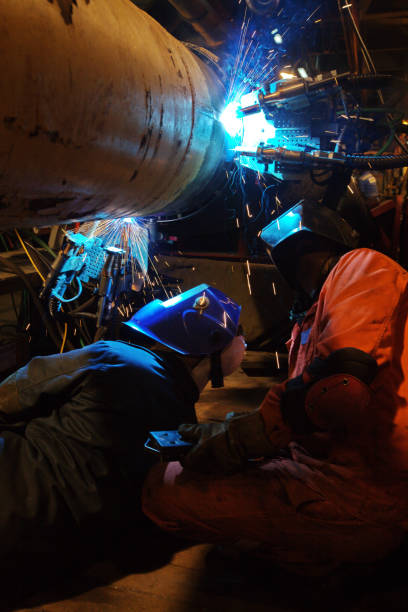 istock Welding of the pipeline. 508001566