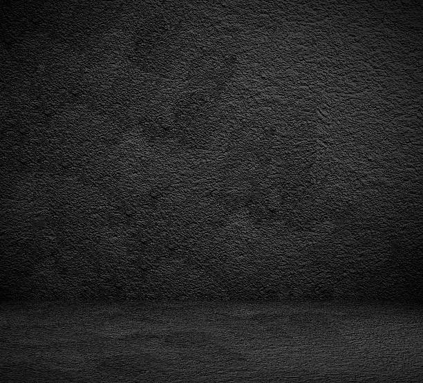 istock Dark black grunge room wall background 508001736