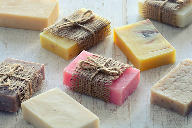 istock Collection of handmade soap 508003122