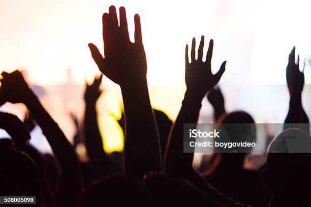 Crowd Stock Photo - Download Image Now - Congregation, Church, Religion