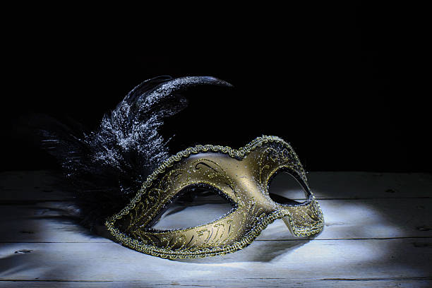 istock The Venetian mask with feather 508007132