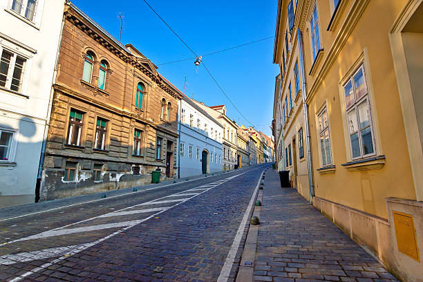 istock Old Mesnicka street in Zagreb upper town 508007870