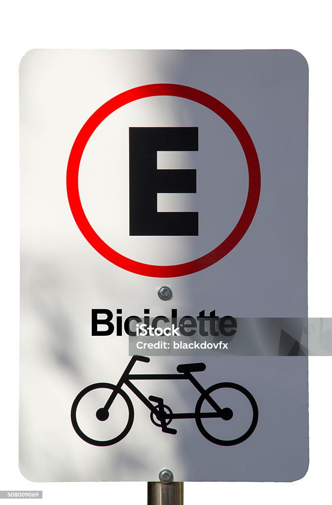 Bicycle Traffic sign Activity Stock Photo