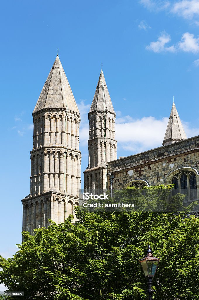 Catedral de Rochester - Foto de stock de Antigo royalty-free